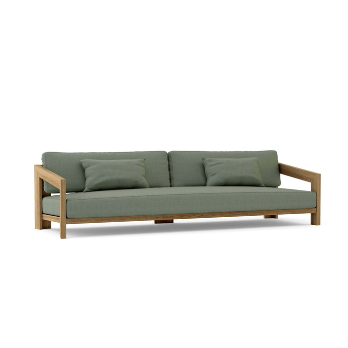 Anderson Teak Sofa/Sectional Sage Anderson Teak Smyrna Outdoor Deep Seating 4-Seat Sofa