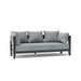 Anderson Teak Sofa/Sectional Slate Anderson Teak Coronado Outdoor Deep Seating Aluminum Sofa