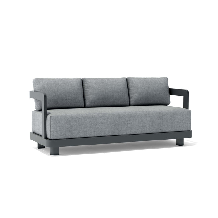 Anderson Teak Sofa/Sectional Slate Anderson Teak Granada Outdoor Deep Seating Aluminum Sofa