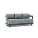 Anderson Teak Sofa/Sectional Slate Anderson Teak Granada Outdoor Deep Seating Aluminum Sofa