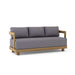 Anderson Teak Sofa/Sectional Slate Anderson Teak Granada Outdoor Wood Deep Seating Sofa