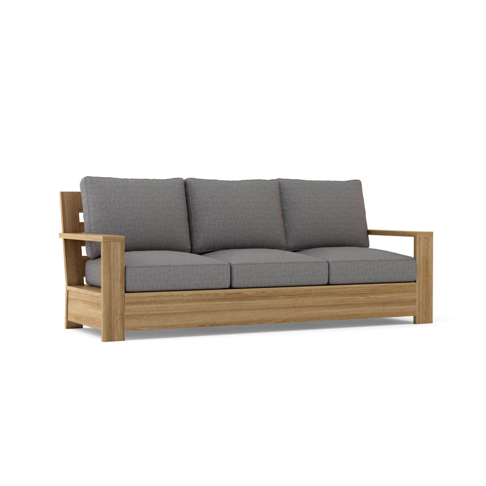 Anderson Teak Sofa/Sectional Slate Anderson Teak Madera Outdoor Wood Deep Seating Sofa