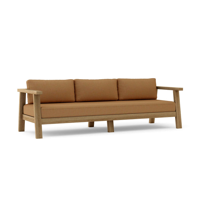 Anderson Teak Sofa/Sectional Teak Anderson Teak Palermo Outdoor Wood Deep Seating Sofa