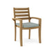 Anderson Teak Stacking Chair Mist Anderson Teak Honey Golden Brown Catalina Stacking Armchair (4 pcs)