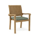 Anderson Teak Stacking Chair Sage Anderson Teak Honey Golden Brown Aspen Stacking Armchair (4 pcs)