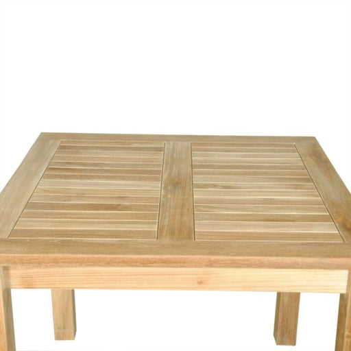 Anderson Teak Table Anderson Teak Bahama 35″ Square Wood Outdoor Bistro Table