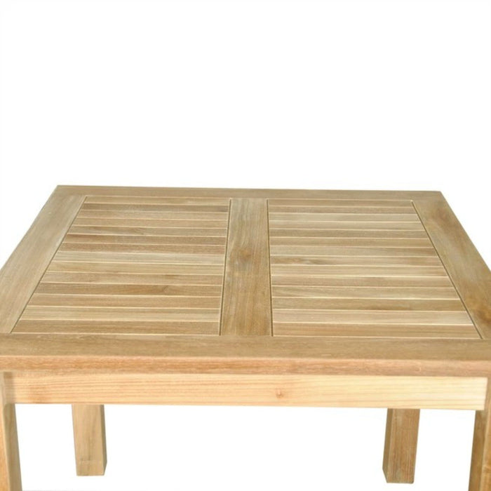 Anderson Teak Table Anderson Teak Bahama 35″ Square Wood Outdoor Bistro Table