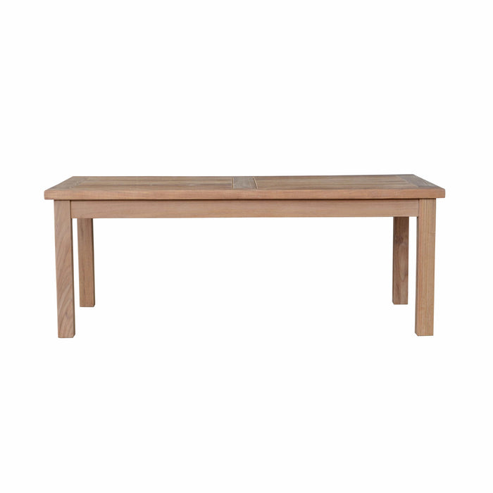 Anderson Teak Table Anderson Teak Montage Rectangular Outdoor Wood Coffee Table