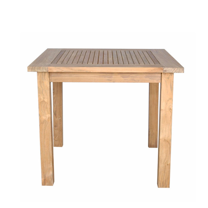 Anderson Teak Table Anderson Teak Windsor 35″ Square Outdoor Wood Bistro Table