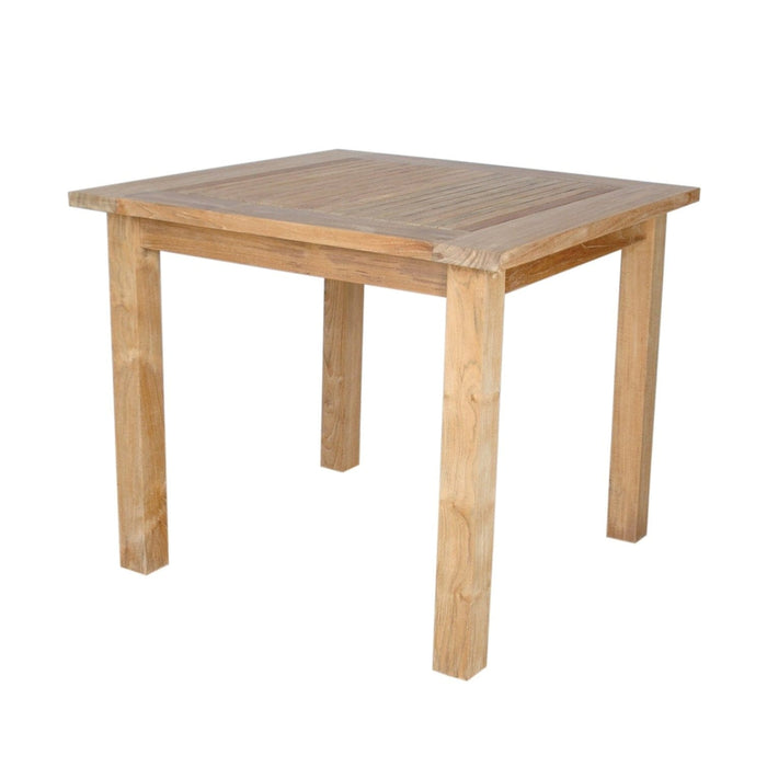 Anderson Teak Table Anderson Teak Windsor 35″ Square Outdoor Wood Bistro Table