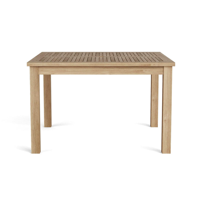 Anderson Teak Table Anderson Teak Windsor 47″ Square Outdoor Wood Dining Table