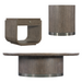 Hooker Furniture Modern Mood Round Coffee Table, Side, and End Table Set