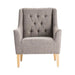 Crestview Collection Accent Chair Andover Button Tufted Upholstered Accent Armchair Crestview Collection