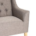 Crestview Collection Accent Chair Andover Button Tufted Upholstered Accent Armchair Crestview Collection