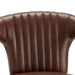 Crestview Collection Accent Chair Browning Rustic Leather Accent Armchair Crestview Collection