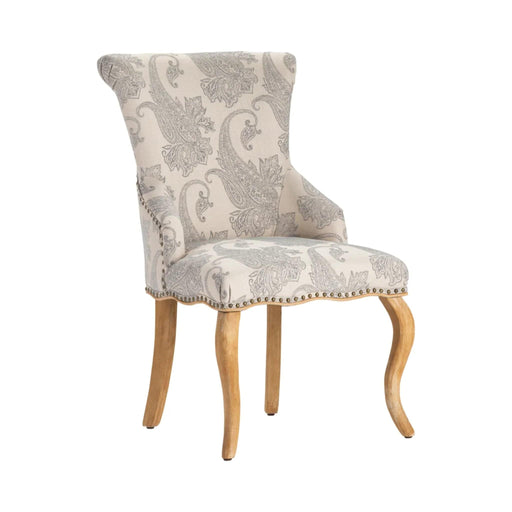 Crestview Collection Accent Chair Danielle Paisley Upholstered Accent Armless Crestview Collection