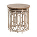 Crestview Collection Accent Table Allyson Textured Round Nesting Accent Table Set Crestview Collection