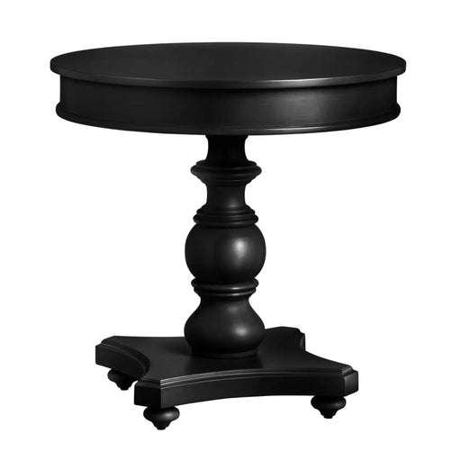 Crestview Collection Accent Table Crestview Collection Ashleigh Round Wood Pedestal Accent Table