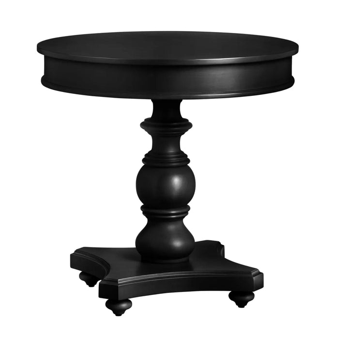 Crestview Collection Accent Table Crestview Collection Ashleigh Round Wood Pedestal Accent Table