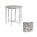 Crestview Collection Accent Table Crestview Collection Aurora Round Agate Side Accent Table