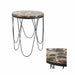 Crestview Collection Accent Table Crestview Collection Baxter Round Agate Accent Table