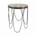 Crestview Collection Accent Table Crestview Collection Baxter Round Agate Accent Table