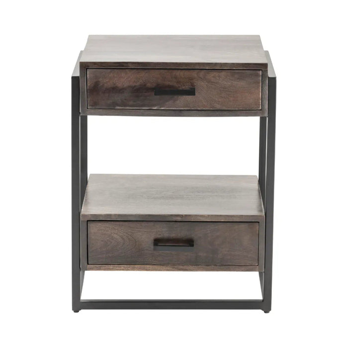 Crestview Collection Accent Table Crestview Collection Beckett Storage Mango Wood Accent Table