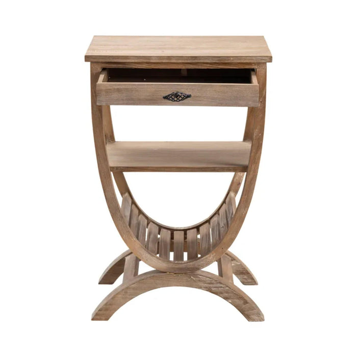 Crestview Collection Accent Table Crestview Collection Blondelle Rectangle Solid Wood Accent Table