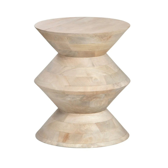 Crestview Collection Accent Table Crestview Collection Brodie Solid Wood Round Accent Table