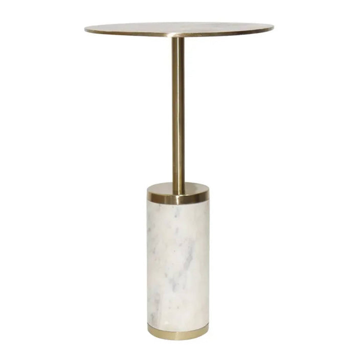 Crestview Collection Accent Table Crestview Collection Casio Metal Round Pedestal Accent Table