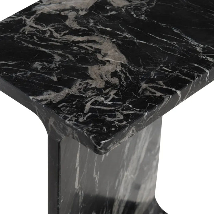 Crestview Collection Accent Table Crestview Collection Cassius Black Marble Accent Table