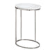 Crestview Collection Accent Table Crestview Collection Cellini Marble C-Shaped Accent Table