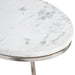 Crestview Collection Accent Table Crestview Collection Cellini Marble C-Shaped Accent Table