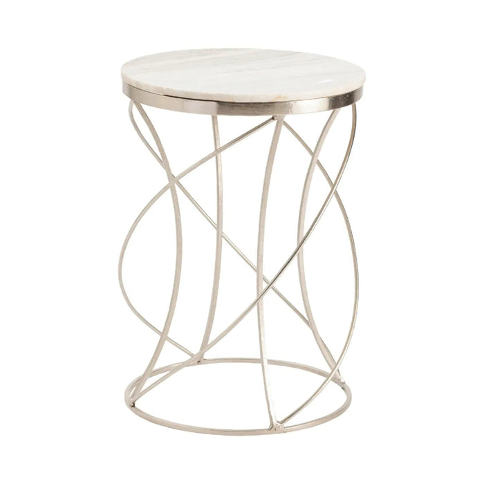 Crestview Collection Accent Table Crestview Collection Chaney Round Marble Accent Table