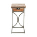 Crestview Collection Accent Table Crestview Collection Coleman Rectangle Wood C-Shaped Accent Table