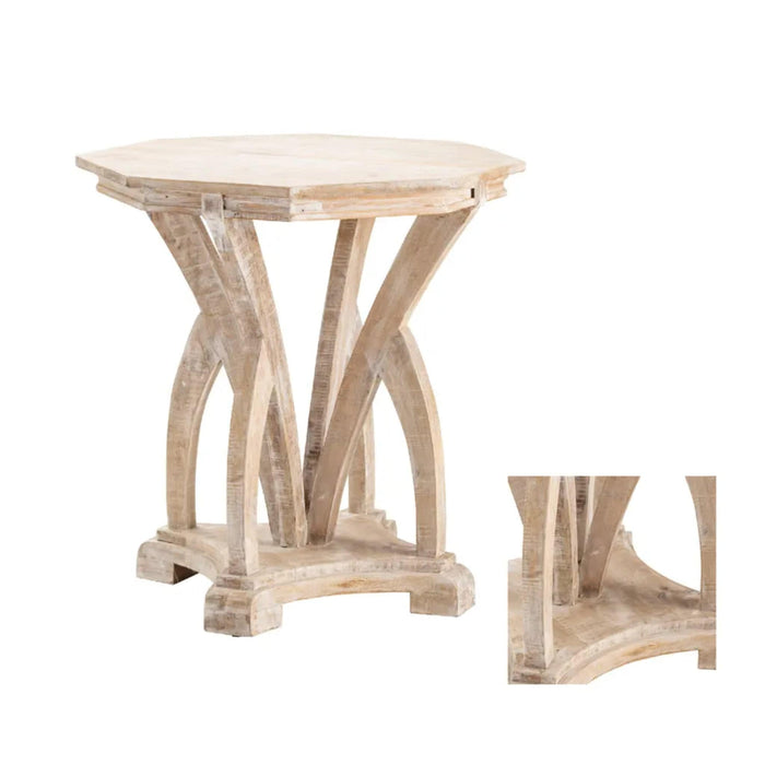 Crestview Collection Accent Table Crestview Collection Evelyn Unique Mango Wood Accent Table