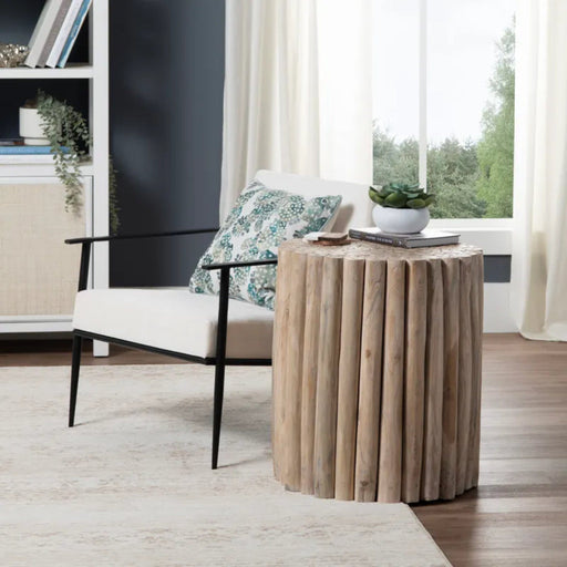 Crestview Collection Accent Table Crestview Collection Gathering Wood Stump Accent Table