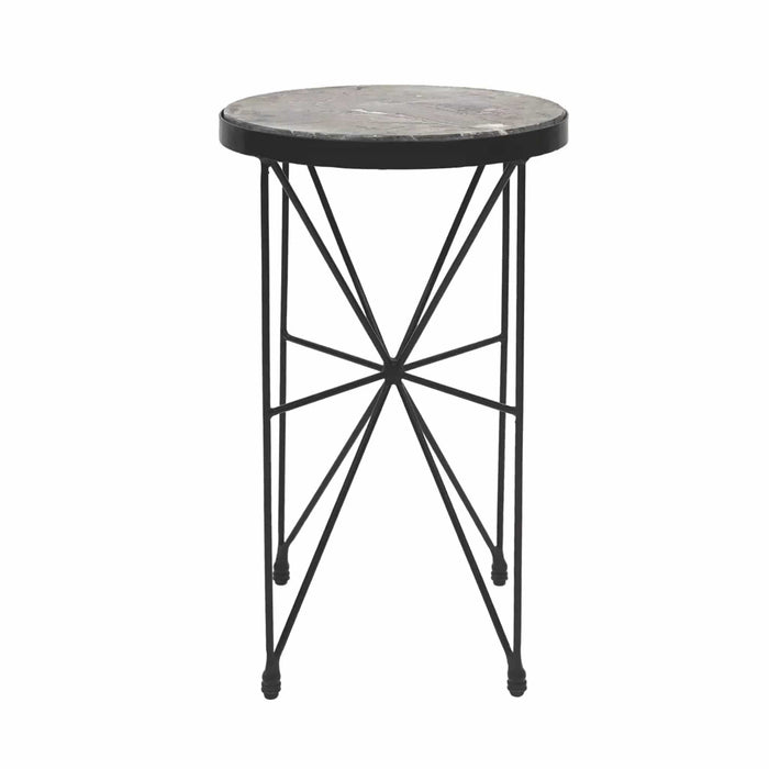 Crestview Collection Accent Table Crestview Collection Haiden Round Marble Accent Table