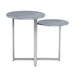 Crestview Collection Accent Table Crestview Collection Halden Grey Marble Accent Table