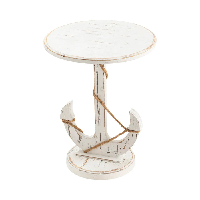 Crestview Collection Accent Table Crestview Collection Harbor Solid Wood Pedestal Accent Table