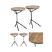 Crestview Collection Accent Table Crestview Collection Hartford Mango Wood Round Accent Table Set