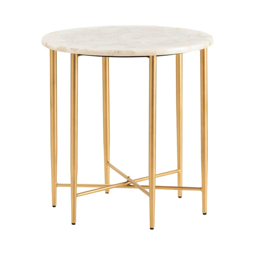 Crestview Collection Accent Table Crestview Collection Katherine Marble Round Accent Table