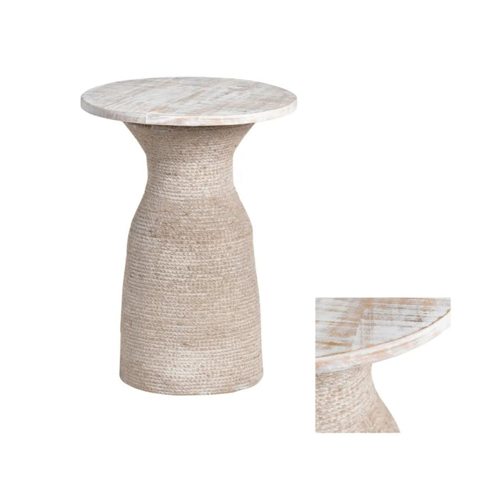 Crestview Collection Accent Table Crestview Collection Key Largo Wood Pedestal Accent Table