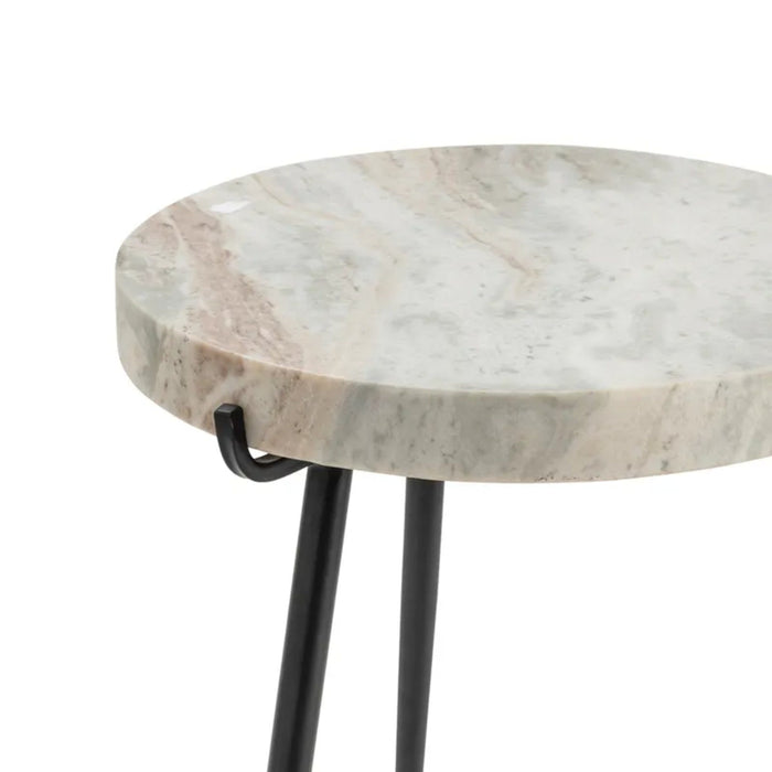 Crestview Collection Accent Table Crestview Collection Maxwell Round Marble Accent Table