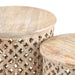 Crestview Collection Accent Table Crestview Collection Midland Mango Wood Accent Table Set