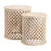 Crestview Collection Accent Table Crestview Collection Midland Mango Wood Accent Table Set