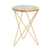 Crestview Collection Accent Table Crestview Collection Olivia Round Agate Accent Table