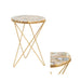 Crestview Collection Accent Table Crestview Collection Olivia Round Agate Accent Table