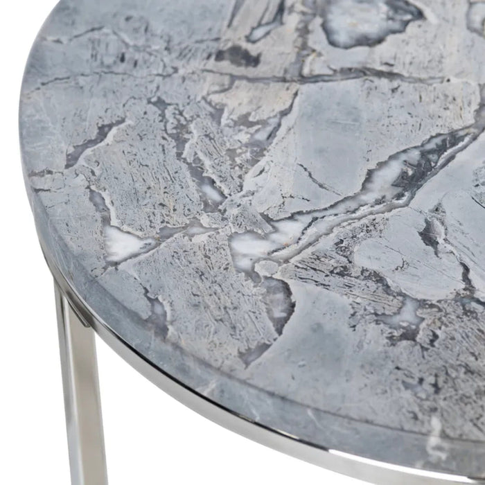 Crestview Collection Accent Table Crestview Collection Orion Round Marble Accent Table