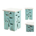 Crestview Collection Accent Table Crestview Collection Seafoam Square Wood Accent Table